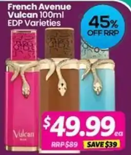 Your Discount Chemist French Avenue Vulcan 100ml EDP Varieties offer