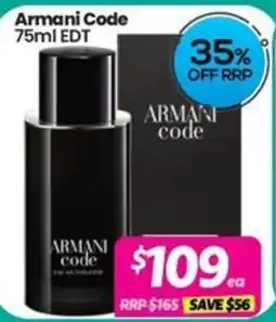 Your Discount Chemist Armani Code offer