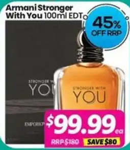 Your Discount Chemist Armani Stronger With You EDT offer