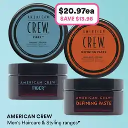 Priceline American Crew Fiber offer