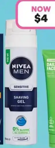 Priceline Nivea Men Sensitive Shaving Gel offer