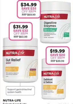 Priceline Nutra-Life Digestive Enzymes offer