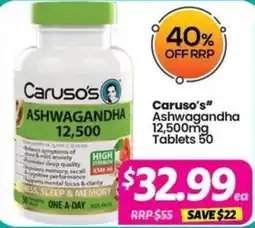 Your Discount Chemist Caruso's Ashwagandha offer