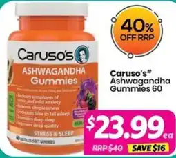 Your Discount Chemist Caruso's Ashwagandha Gummies offer