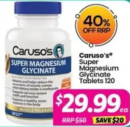 Your Discount Chemist Caruso's Super Magnesium Glycinate offer