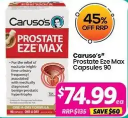 Your Discount Chemist Caruso's Prostate Eze Max offer