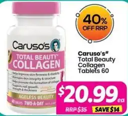 Your Discount Chemist Caruso's Total Beauty Collagen offer