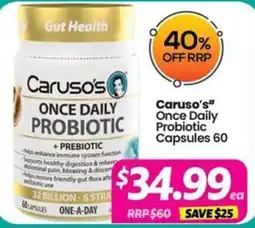 Your Discount Chemist Caruso's Once Daily Probiotic offer