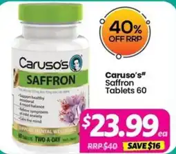 Your Discount Chemist Caruso's Saffron offer