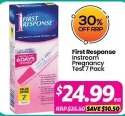 Your Discount Chemist First Response Instream Pregnancy Test offer