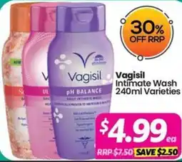 Your Discount Chemist Vagisil Intimate Wash Varieties offer