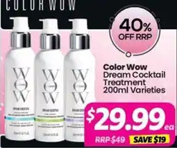 Your Discount Chemist Color Wow Dream Cocktail Treatment Varieties offer