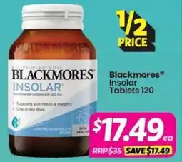 Your Discount Chemist Blackmores Insolar Tablets offer