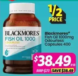 Your Discount Chemist Blackmores Fish Oil 1000 Odourless offer