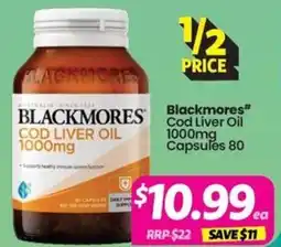 Your Discount Chemist Blackmores Cod Liver Oil 1000mg offer