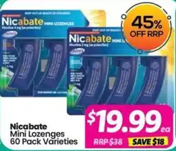 Your Discount Chemist Nicabate Mini Lozenges Varieties offer