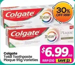 Your Discount Chemist Colgate Total Toothpaste Plaque Varieties offer