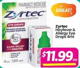 Your Discount Chemist Zyrtec Eye Drops offer