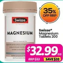 Your Discount Chemist Swisse Magnesium Tablets offer