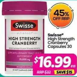 Your Discount Chemist Swisse High Strength Cranberry offer