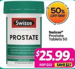 Your Discount Chemist Swisse Prostate Tablets offer