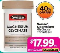 Your Discount Chemist Swisse Magnesium Glycinate offer