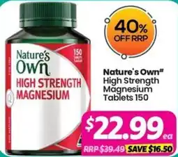 Your Discount Chemist Nature's Own High Strength Magnesium offer