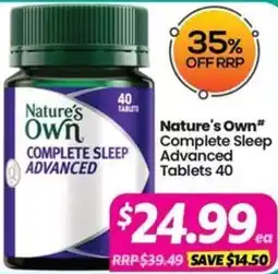 Your Discount Chemist Nature's Own Complete Sleep Advanced offer