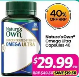 Your Discount Chemist Nature's Own Concentrated Fish Oil Omega Ultra offer