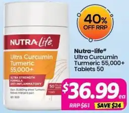 Your Discount Chemist Nutra-life Ultra Curcumin Turmeric offer