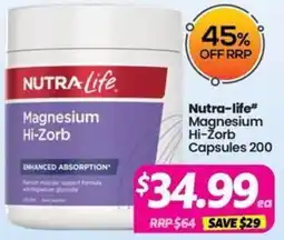 Your Discount Chemist Nutra-Life Magnesium Hi-Zorb offer