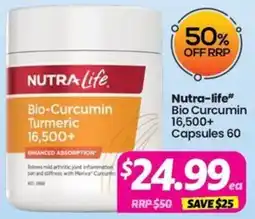 Your Discount Chemist Nutra-life Bio-Curcumin Turmeric 16,500+ offer