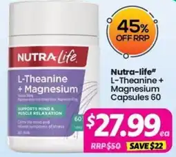 Your Discount Chemist Nutra-life L-Theanine + Magnesium offer