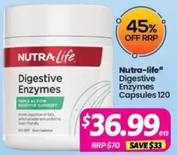 Your Discount Chemist Nutra-life Digestive Enzymes offer