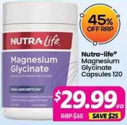 Your Discount Chemist Nutra-life Magnesium Glycinate offer