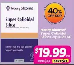 Your Discount Chemist Henry Blooms Super Colloidal Silica offer