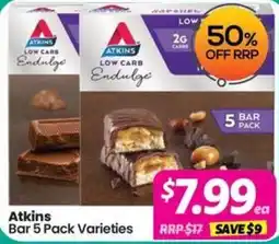 Your Discount Chemist Atkins Bar 5 Pack Varieties offer