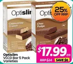 Your Discount Chemist Optislim VLCD Bar 5 Pack Varieties offer