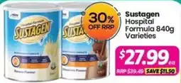 Your Discount Chemist Sustagen Hospital Formula Varieties offer