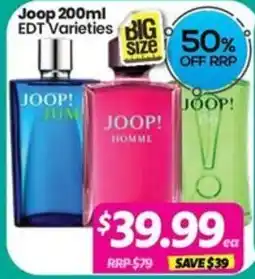 Your Discount Chemist Joop EDT Varieties offer