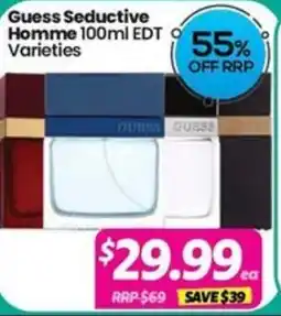 Your Discount Chemist Guess Seductive Homme Varieties offer