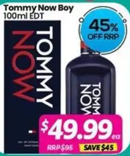 Your Discount Chemist Tommy Now Boy EDT offer
