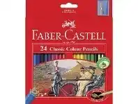Officeworks Faber-Castell Classic Coloured Pencils 24 Pack offer