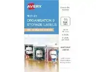 Officeworks Avery Cottage Collection Square Labels 36 Pack offer