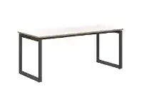 Officeworks Stilford S2 Pro Version 1 Desk 1800 x 750mm White/Oak/Black offer