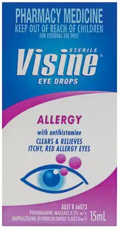 Soul Pattinson Chemist Visine Eye Drops Allergy offer