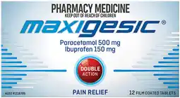 Soul Pattinson Chemist Maxigesic 12 Tablets offer