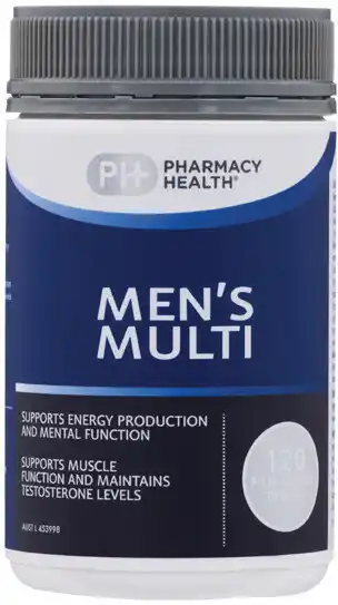 Pharmacy Health Men's Multi 120 Tablets