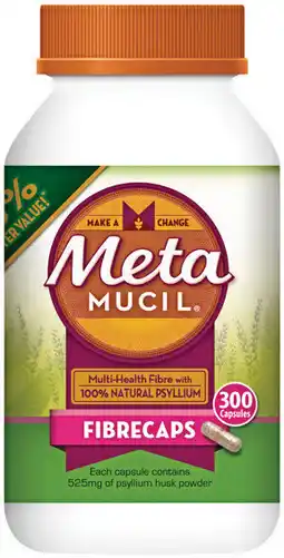 Soul Pattinson Chemist Metamucil Fibrecaps 300 Capsules offer