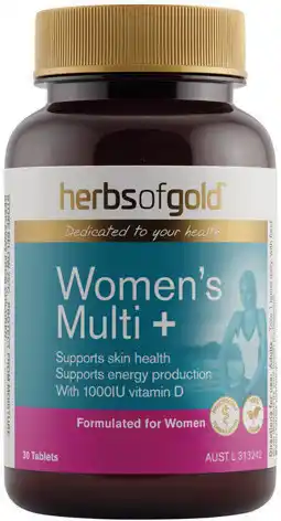 Soul Pattinson Chemist Herbs of Gold Women's Multi + 30 Tablets offer